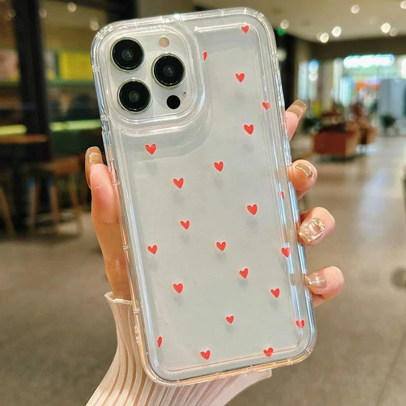heart Transparent Case