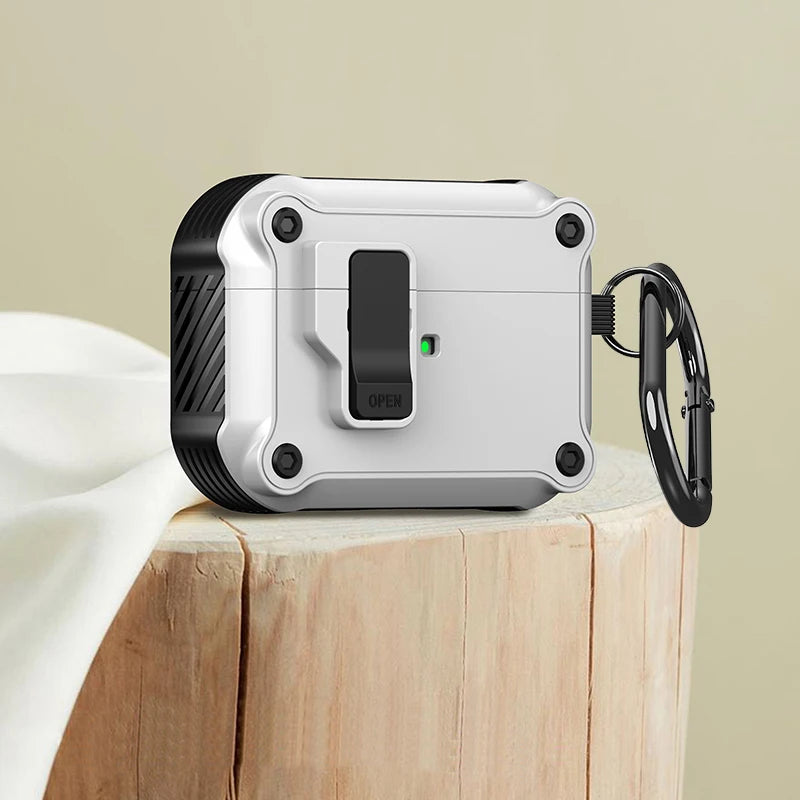 Security Lock Cover for AirPods Pro 2 3 Case for AirPods Pro2 Pro 2nd Gen 2023 Case Shockproof Cover For Airpods 4 4th 3 Fundas