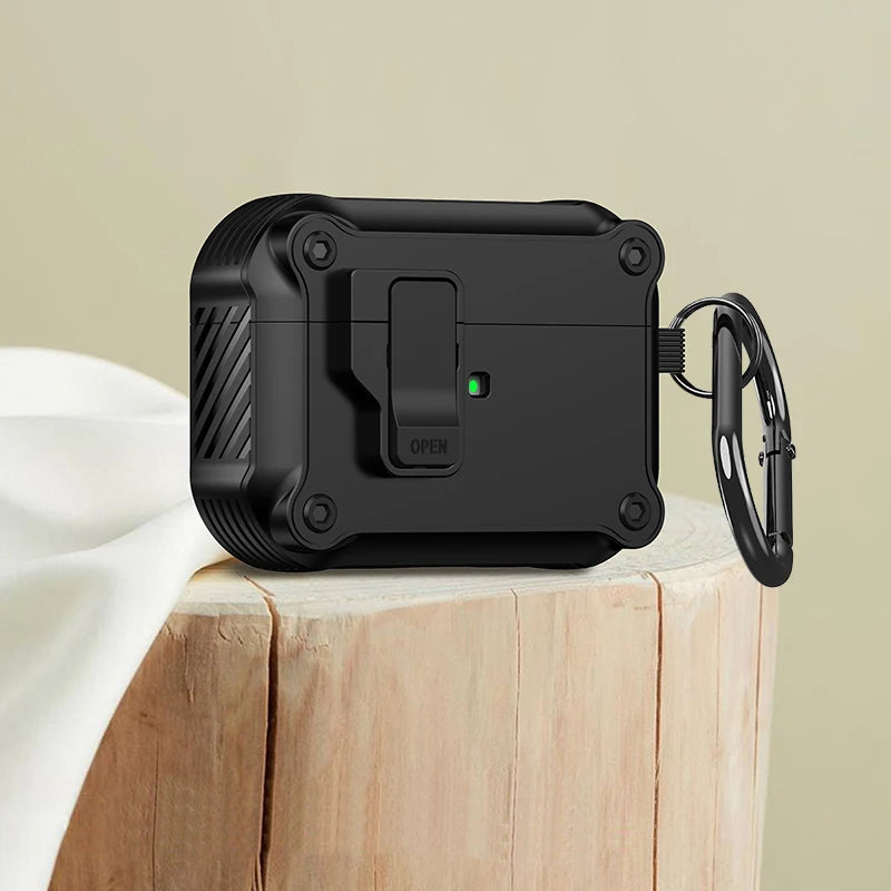 Security Lock Cover for AirPods Pro 2 3 Case for AirPods Pro2 Pro 2nd Gen 2023 Case Shockproof Cover For Airpods 4 4th 3 Fundas