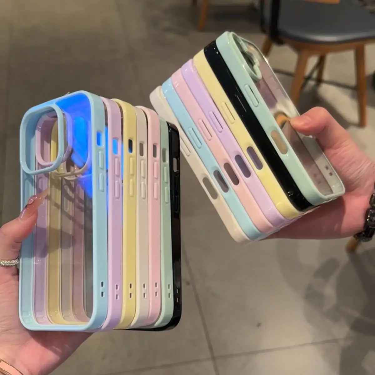 Clear Candy Color Case