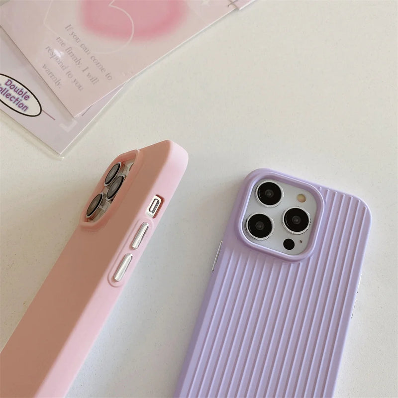 Macaron Solid Color Case