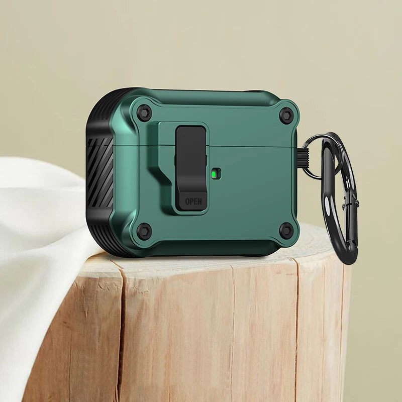Security Lock Cover for AirPods Pro 2 3 Case for AirPods Pro2 Pro 2nd Gen 2023 Case Shockproof Cover For Airpods 4 4th 3 Fundas