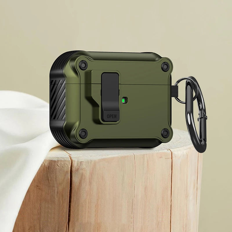 Security Lock Cover for AirPods Pro 2 3 Case for AirPods Pro2 Pro 2nd Gen 2023 Case Shockproof Cover For Airpods 4 4th 3 Fundas