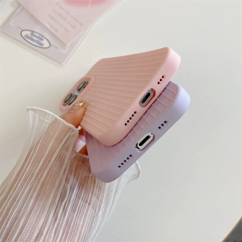 Macaron Solid Color Case