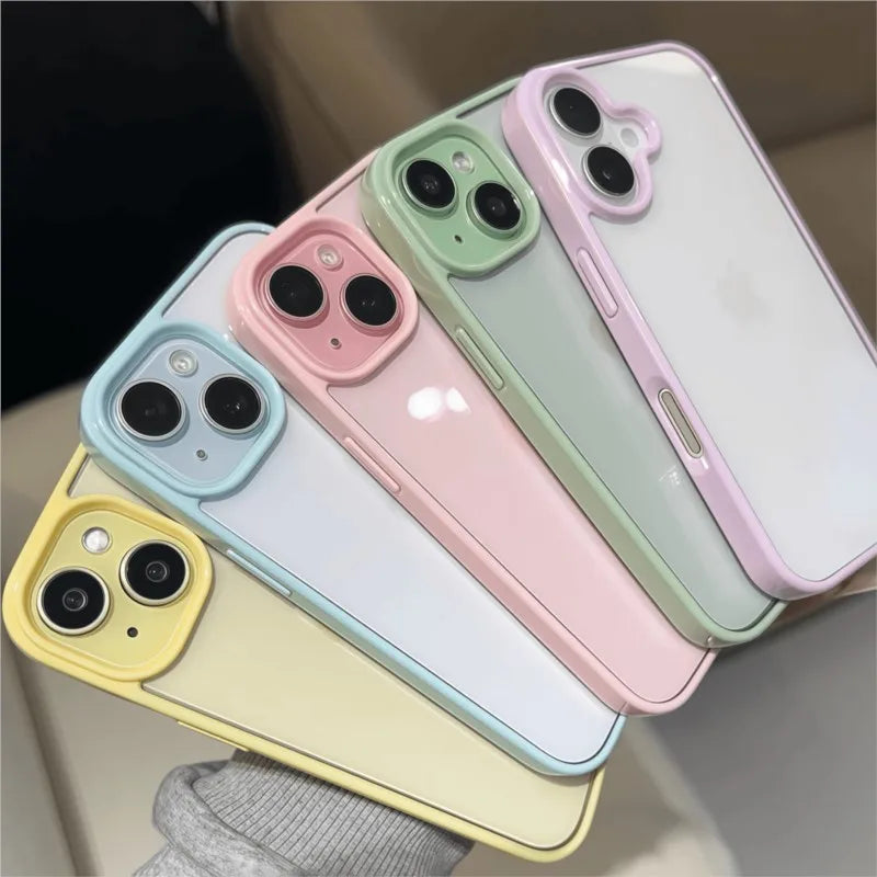 Clear Candy Color Case