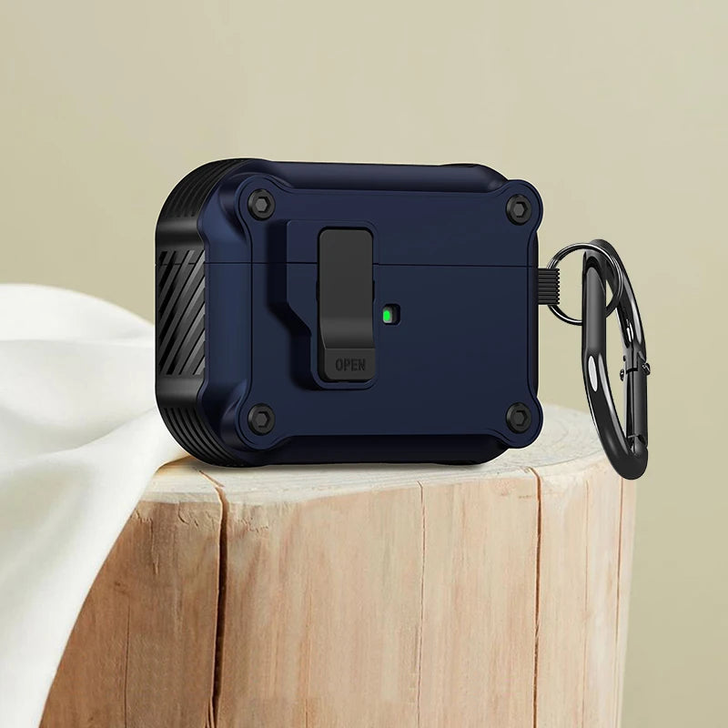 Security Lock Cover for AirPods Pro 2 3 Case for AirPods Pro2 Pro 2nd Gen 2023 Case Shockproof Cover For Airpods 4 4th 3 Fundas