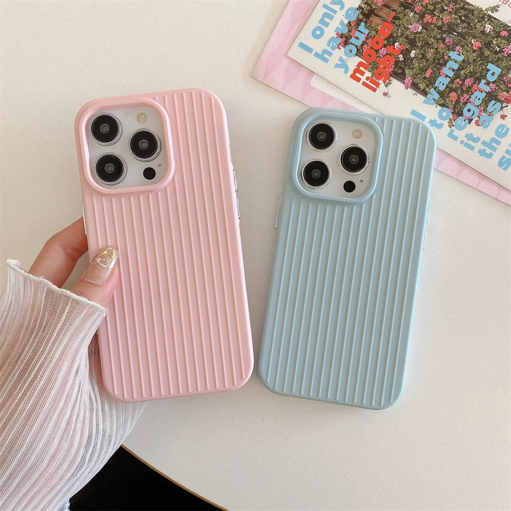 Macaron Solid Color Case