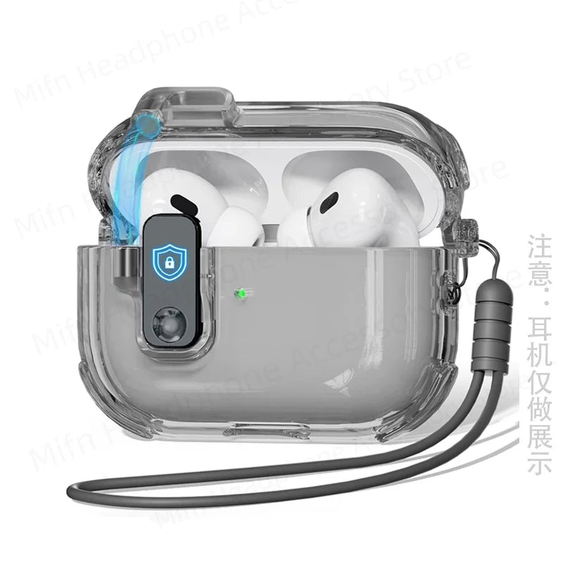 Cover for air pods pro 2 Shockproof Protective Cover Automatic Pop-up Case for air pods Safety lock design for airpod 4 Case