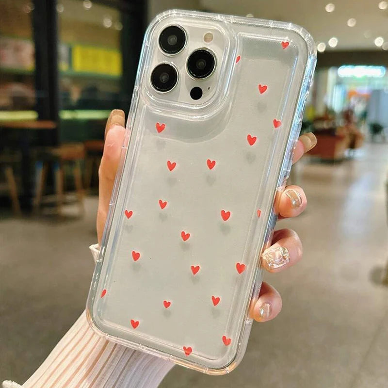 heart Transparent Case