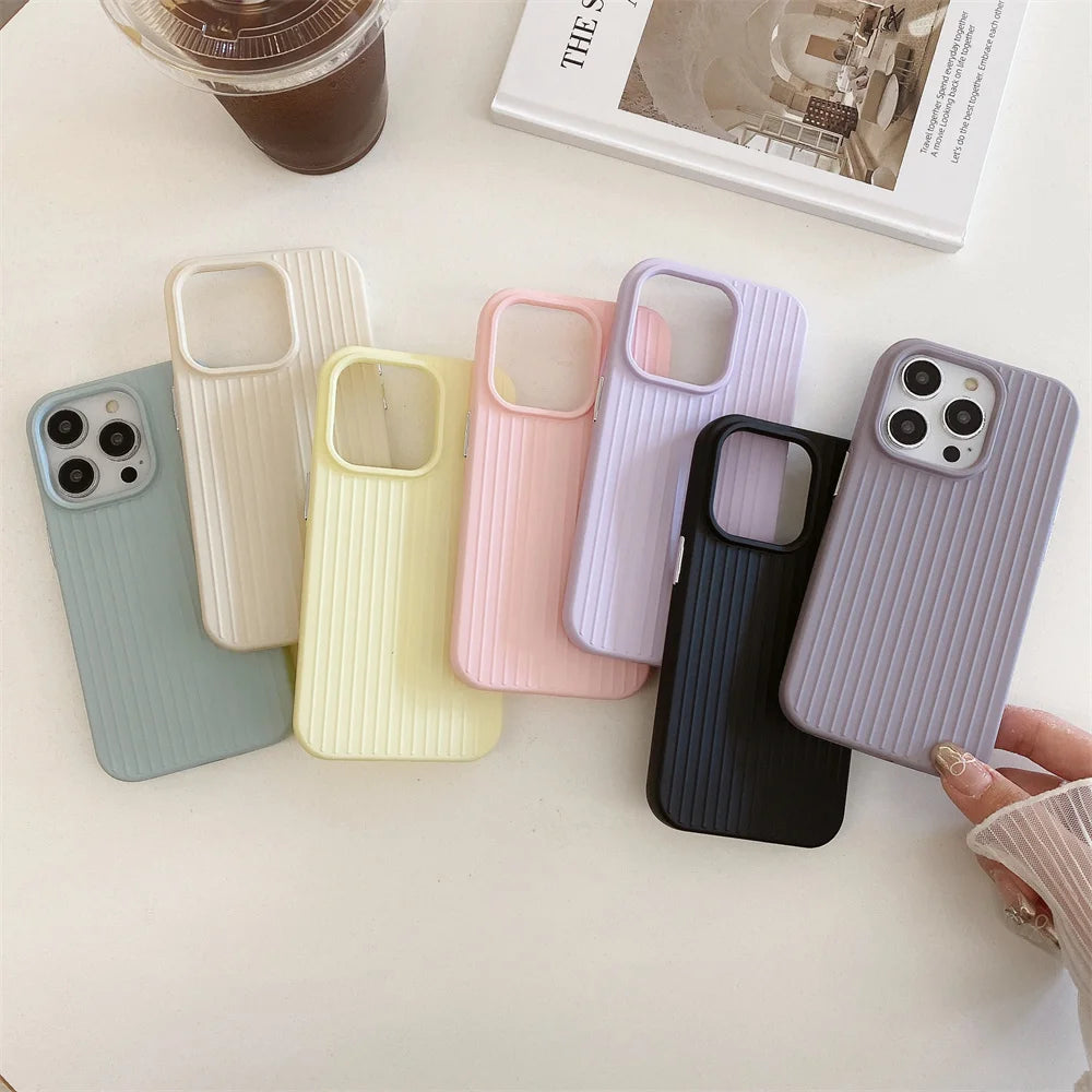 Macaron Solid Color Case