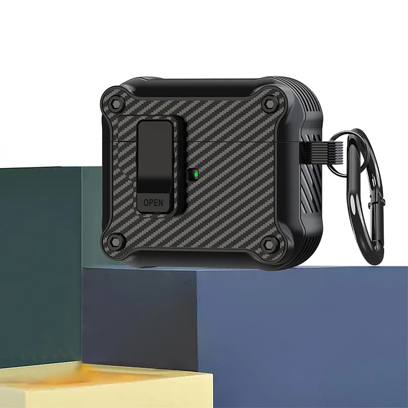 Security Lock Cover for AirPods Pro 2 3 Case for AirPods Pro2 Pro 2nd Gen 2023 Case Shockproof Cover For Airpods 4 4th 3 Fundas