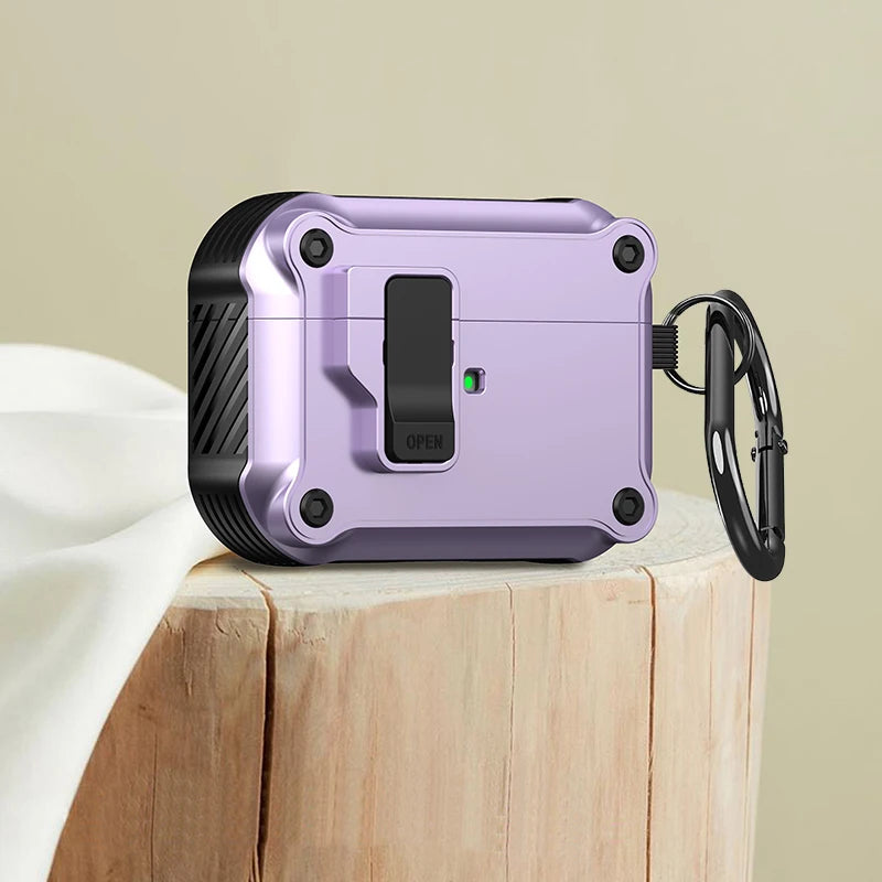 Security Lock Cover for AirPods Pro 2 3 Case for AirPods Pro2 Pro 2nd Gen 2023 Case Shockproof Cover For Airpods 4 4th 3 Fundas