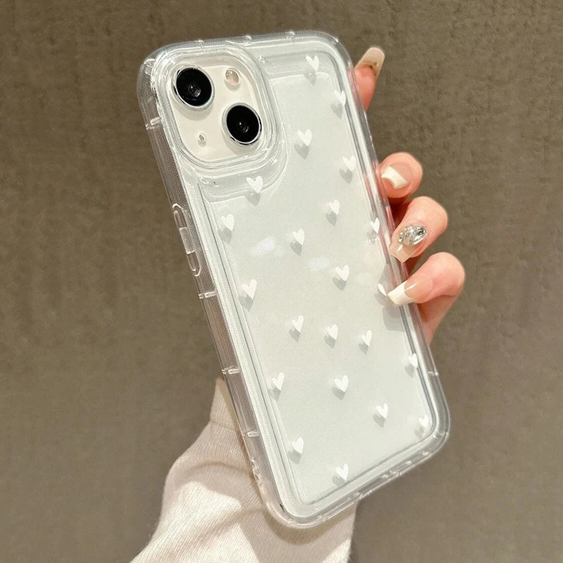 heart Transparent Case