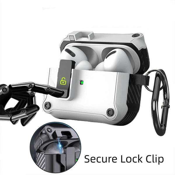 Security Lock Cover for AirPods Pro 2 3 Case for AirPods Pro2 Pro 2nd Gen 2023 Case Shockproof Cover For Airpods 4 4th 3 Fundas